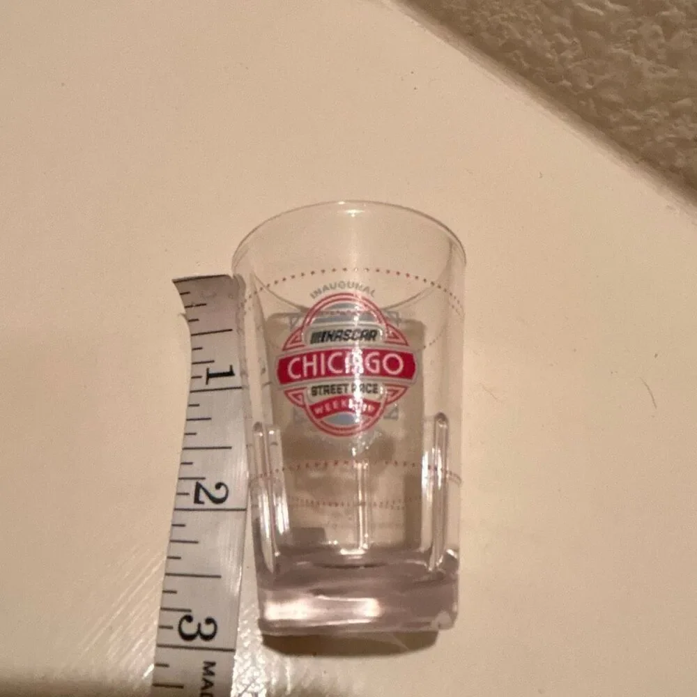 NASCAR Plastic Shot Glass Street Race Weekend 2023 Official Merch Bar Decor NWT
